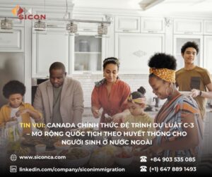 CANADA CHÍNH THỨC ĐỆ TRÌNH DỰ LUẬT C-3 – MỞ RỘNG QUỐC TỊCH THEO HUYẾT THỐNG