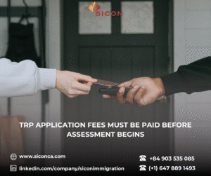 TRP APPLICATION FEES MUST BE PAID BEFORE ASSESSMENT BEGINS