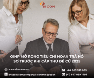 OINP mở rộng tiêu chí hoàn trả hồ sơ trước khi cấp thư đề cử 2025