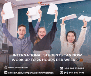 INTERNATIONAL STUDENTS CAN NOW WORK UP TO 24 HOURS PER WEEK 🎓💼