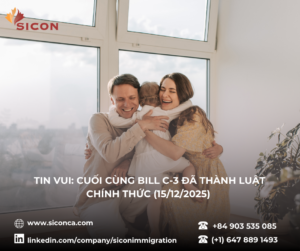 TIN VUI: CUỐI CÙNG BILL C-3 ĐÃ THÀNH LUẬT CHÍNH THỨC (15/12/2025) 