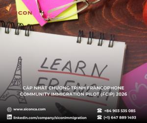 CẬP NHẬT CHƯƠNG TRÌNH FRANCOPHONE COMMUNITY IMMIGRATION PILOT (FCIP) 2026